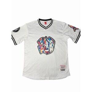 Notorious B. I. G. Bad Boy Pullover Baseball Jersey Size SMALL Head Gear Classic